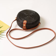 Load image into Gallery viewer, Crossbody Straw Bag