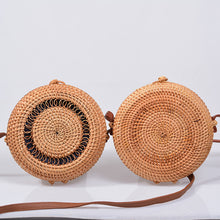 Load image into Gallery viewer, Mini Round Straw Bag